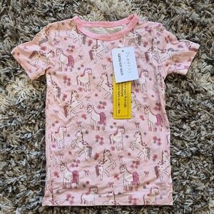 NEW In My Jammers Unicorn Bamboo PJ Top